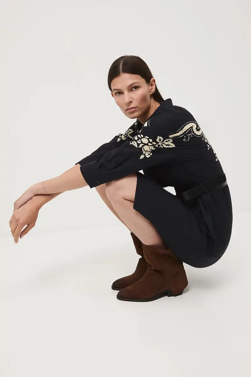 vestito colore nero miniatura 3