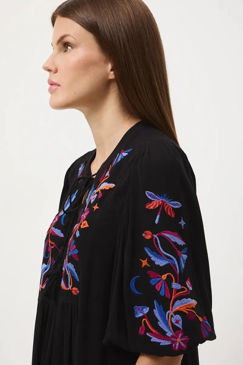 vestito colore nero miniatura 5