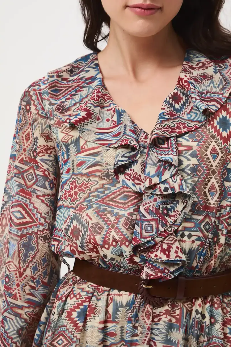 vestito Multicolore miniatura 4