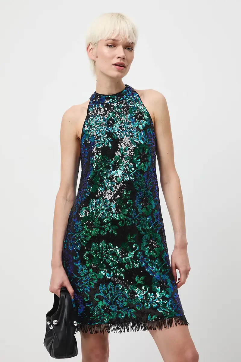 Medicine Vestito multicolore in paillettes miniatura 4