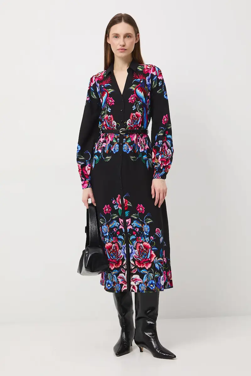 Medicine Vestito multicolore con maniche a campana miniatura 2