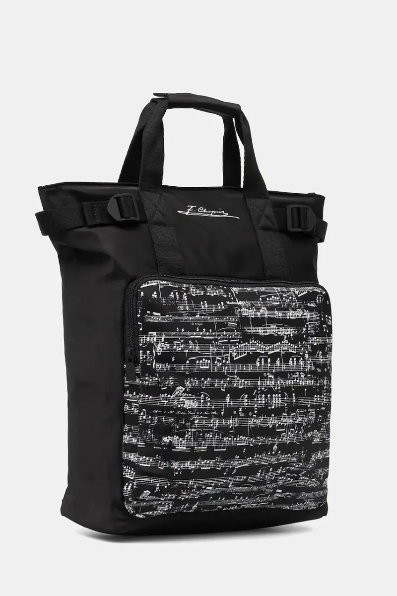 Medicine Zaino nero con chiusura a zip miniatura 3