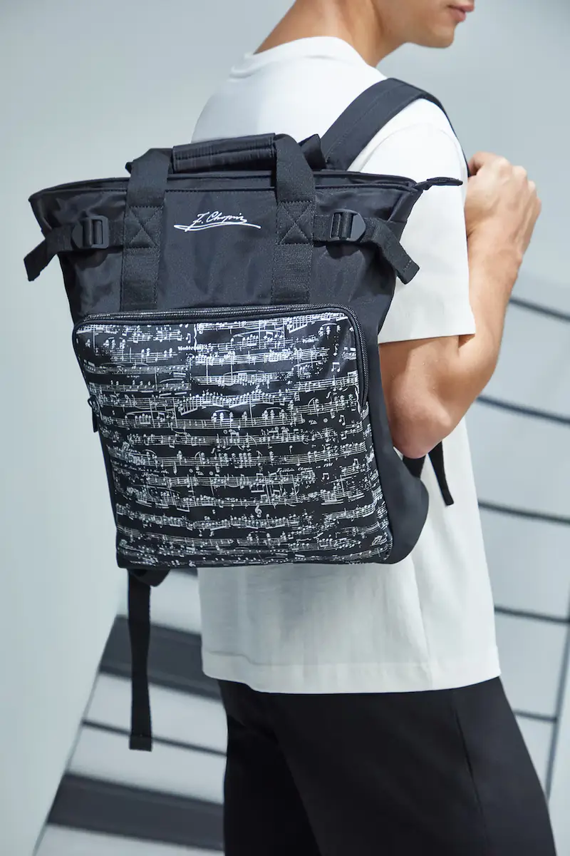 Medicine Zaino nero con chiusura a zip