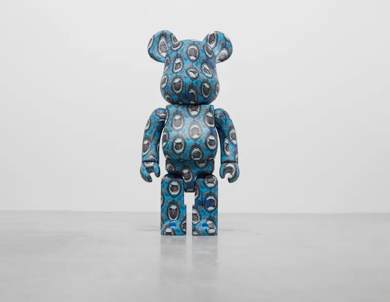 Medicom BE@RBRICK Robe Japonica Mirror 100% 400%, Blu