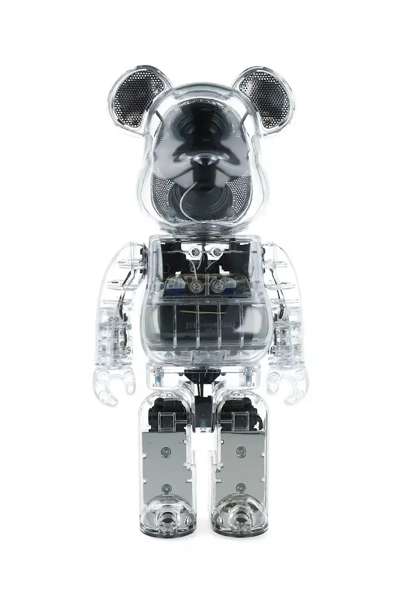 autoparlante wireless Be@rbrick Audio Bluetooth Clear 400% colore trasparente Bluetooth.Clear.400 Transparente