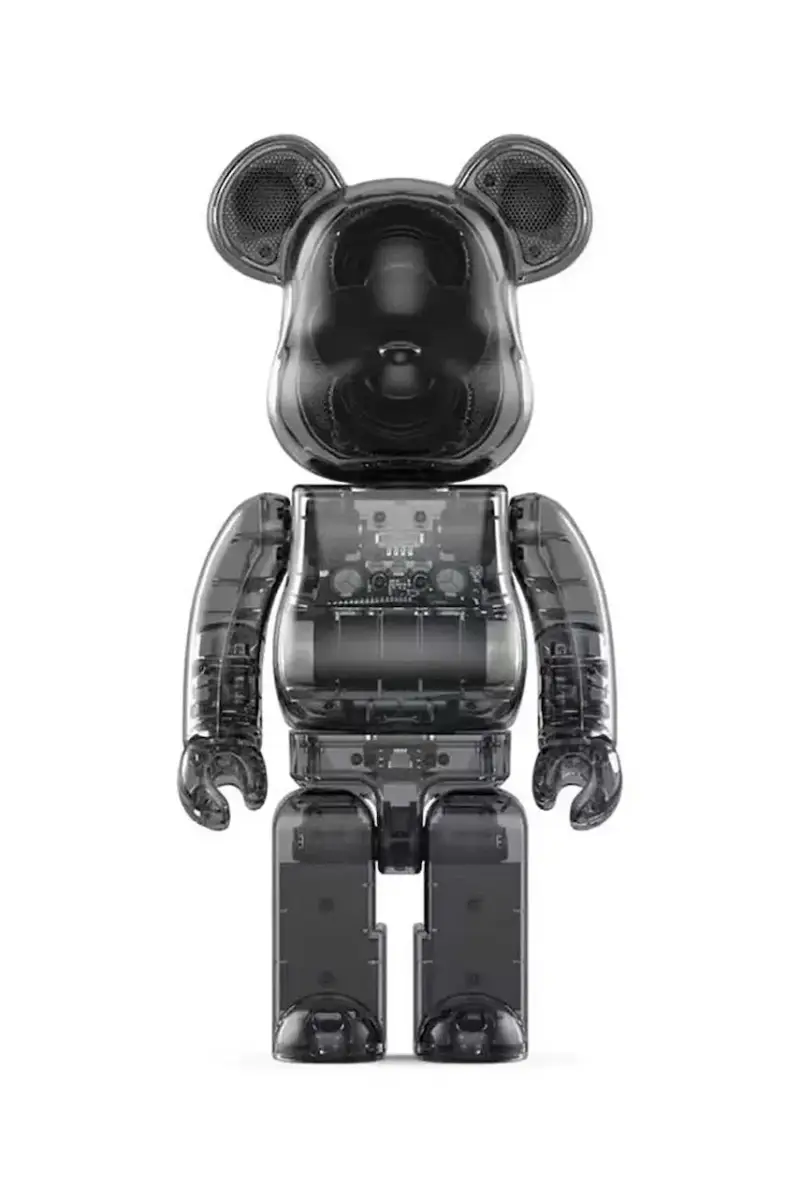 autoparlante wireless Be@rbrick Bluetooth Black 400% colore nero Bluetooth.Black.400