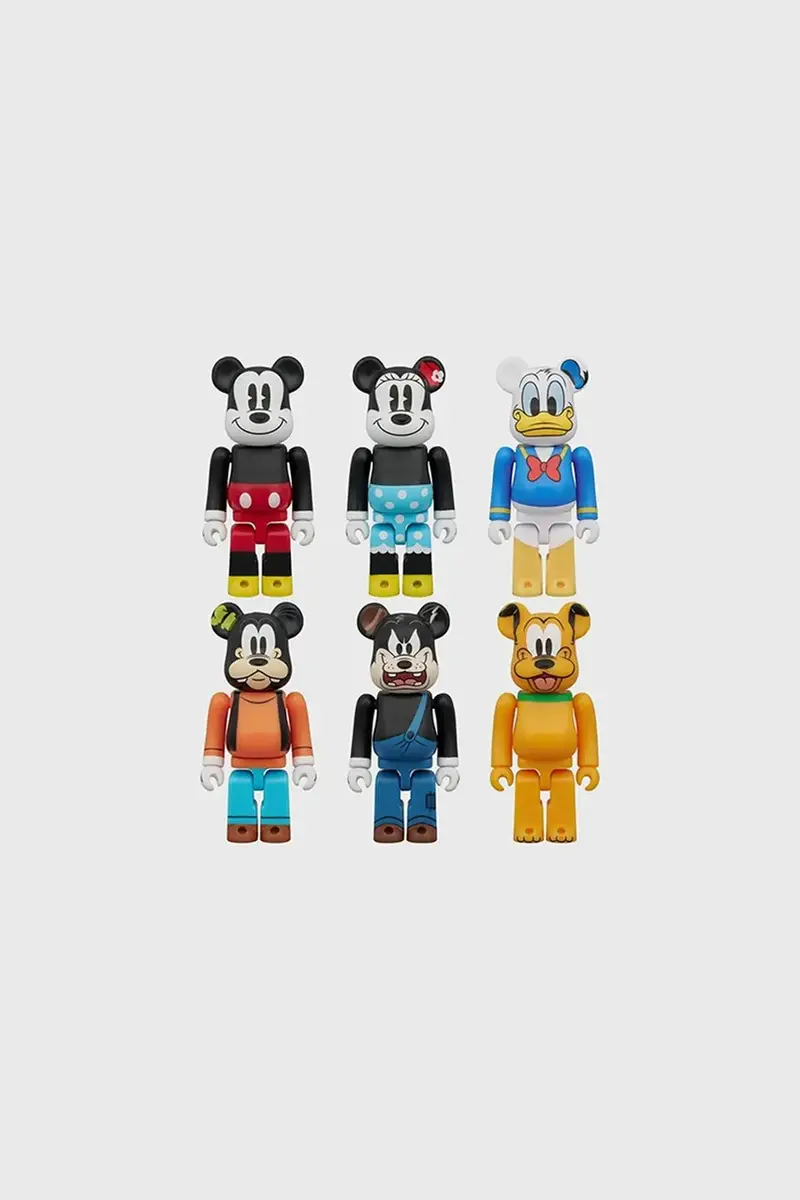 figurina decorativa Be@rbrick Chase Mickey Mouse & Friends Series Chase.Mickey.Mouse&Friends Multicolore
