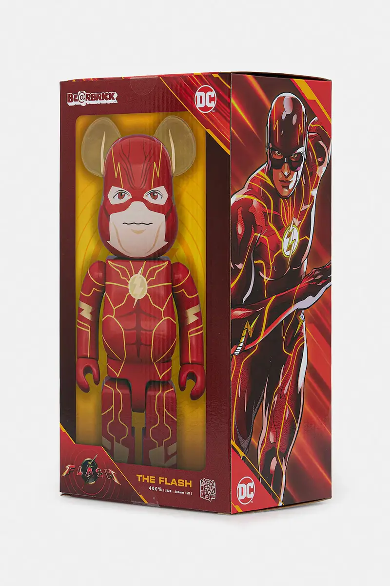 figurina decorativa Be@rbrick The Flash 400% colore rosso The.Flash.400 miniatura 4