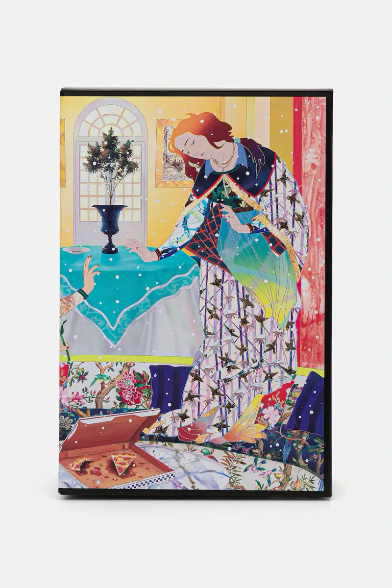 figurina decorativa Be@rbrick Tomokazu Matsuyama 100% & 400% colore nero TOMOKAZU.MATSUYAMA.100.400 miniatura 4