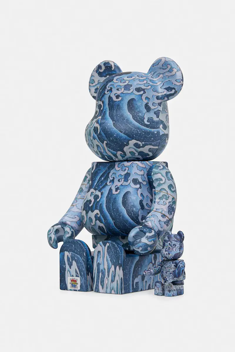 figurina decorativa pacco da 2 colore blu Katsushika.100.400 miniatura 3