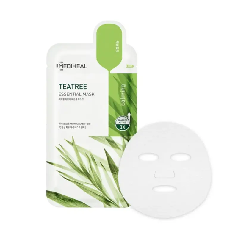 Maschere Viso Teatree Essential Mask - Maschera viso purificante, Maschera lenitiva viso miniatura 2