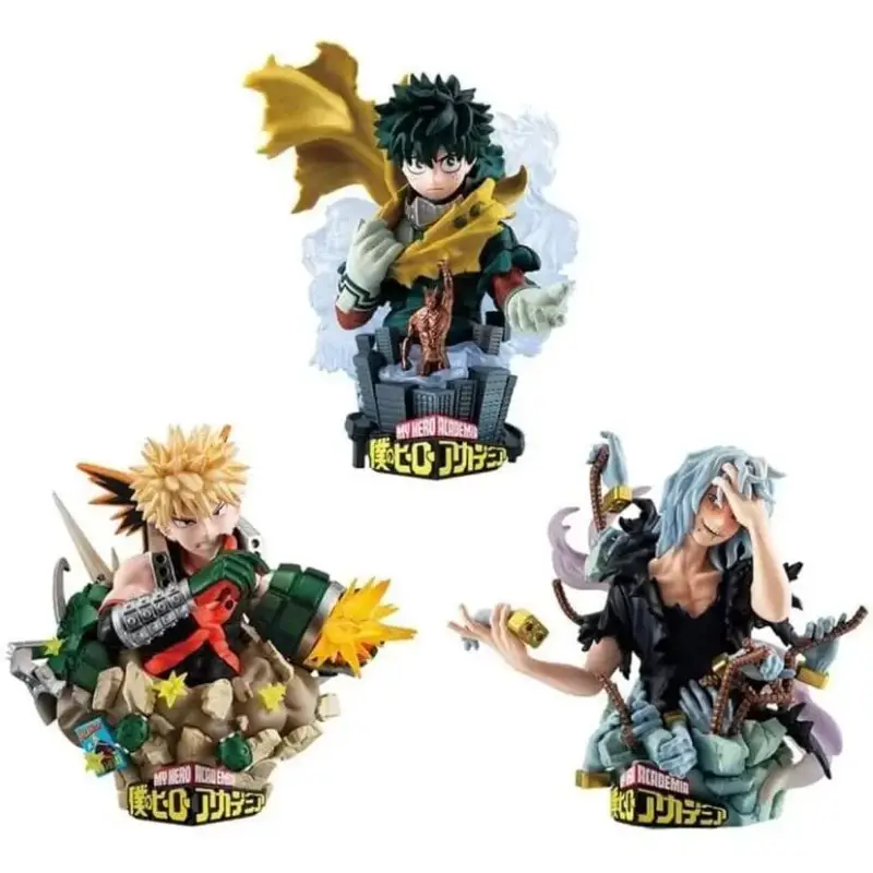 Statuetta da collezione Megahouse My Hero Academia Petitrama EX Series Type-Decision (x3)