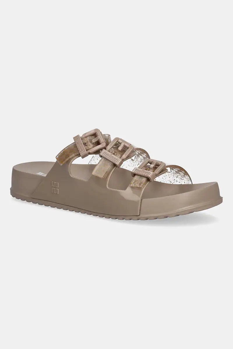 ciabatte slide MELISSA COZY STRIPES AD donna colore beige M 35943 BC940