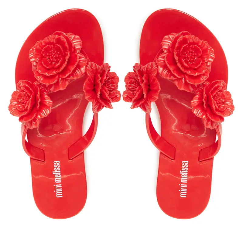 Infradito Melissa Mini Melissa Harmonic Springtime Inf M 35705 Rosso