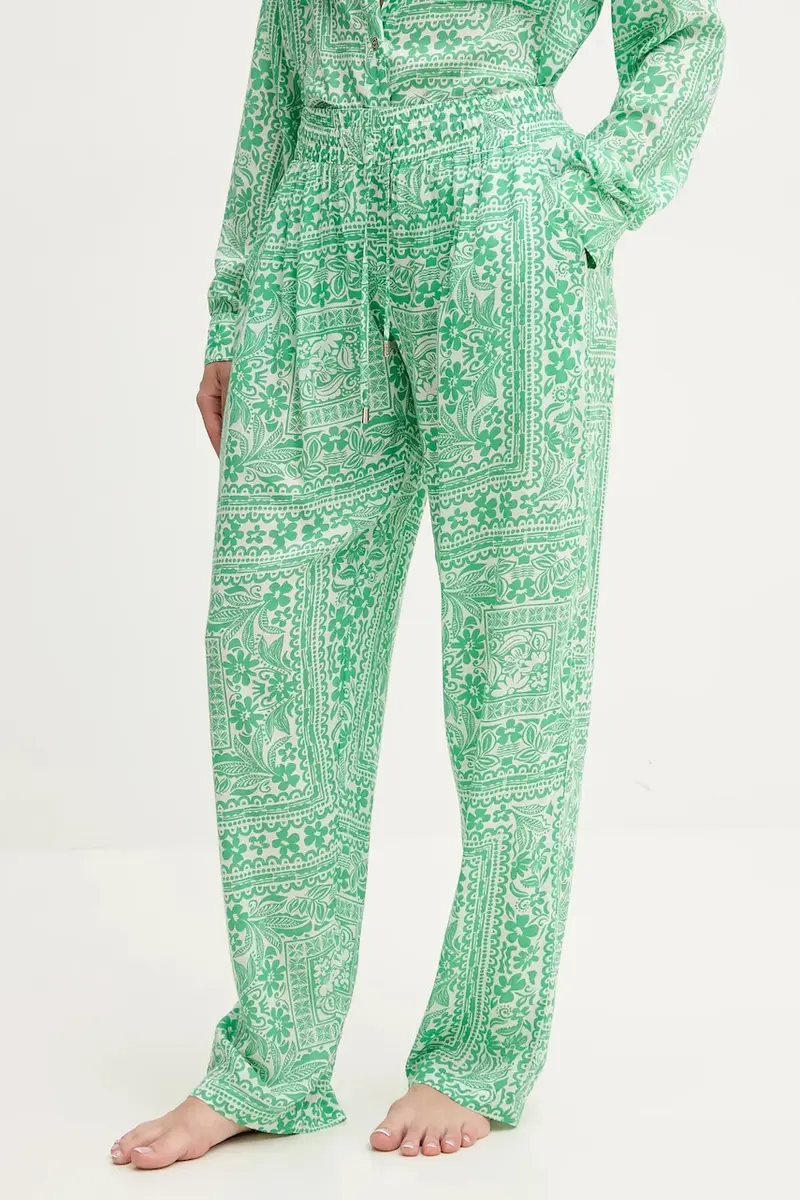 pantaloni donna colore verde Jude
