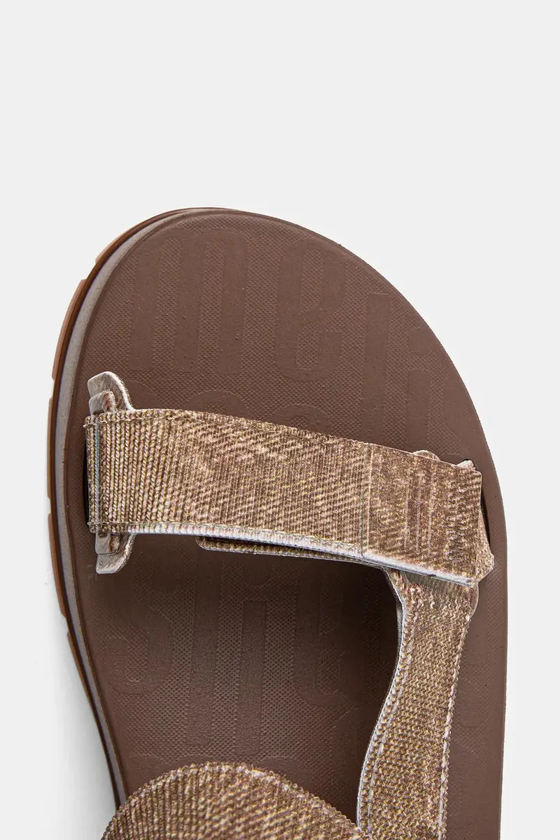 sandali FLOWING PLATFORM DENIM donna colore marrone M 36132 miniatura 4