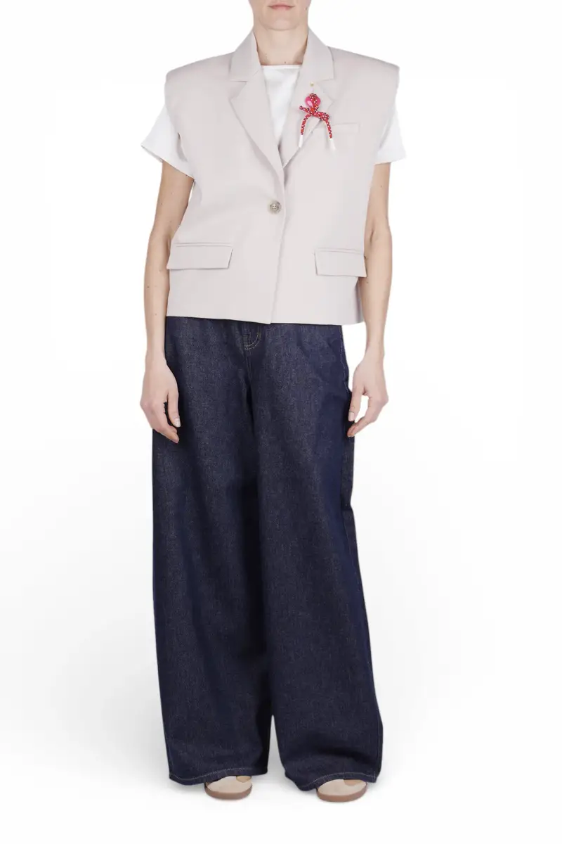 Gilet - 470268 - Ecru miniatura 2