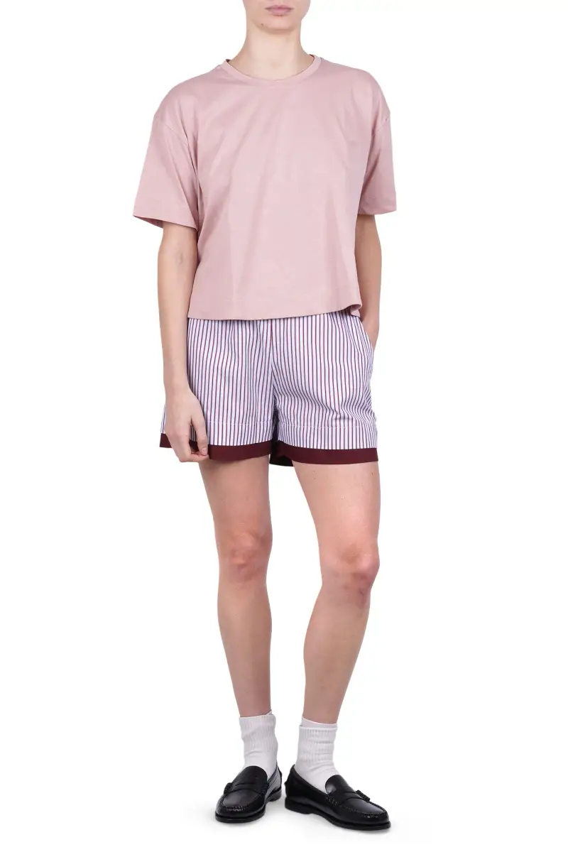 Shorts - 470276 - Bianco/Bordeaux miniatura 2