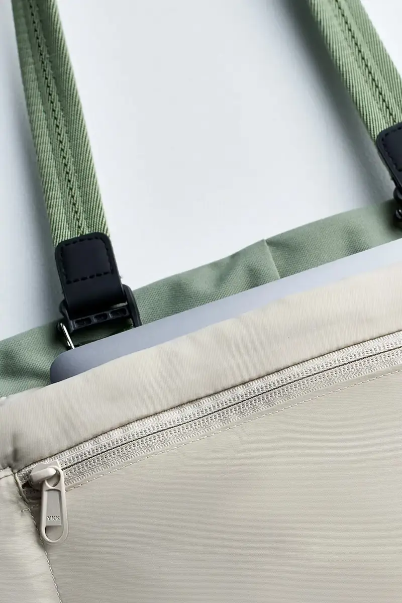 borsa per la spesa Daily Tote A3 colore verde miniatura 5