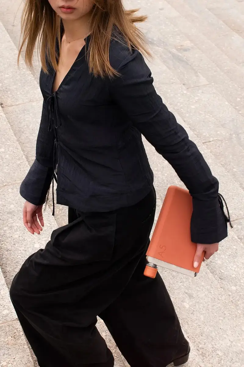 bottiglia d'acqua Original A5 750 ml colore arancione miniatura 3