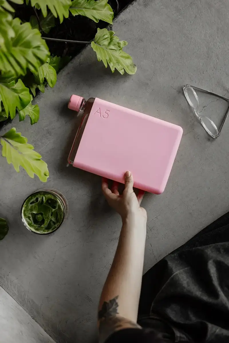 bottiglia d'acqua Original A5 750 ml colore rosa miniatura 3