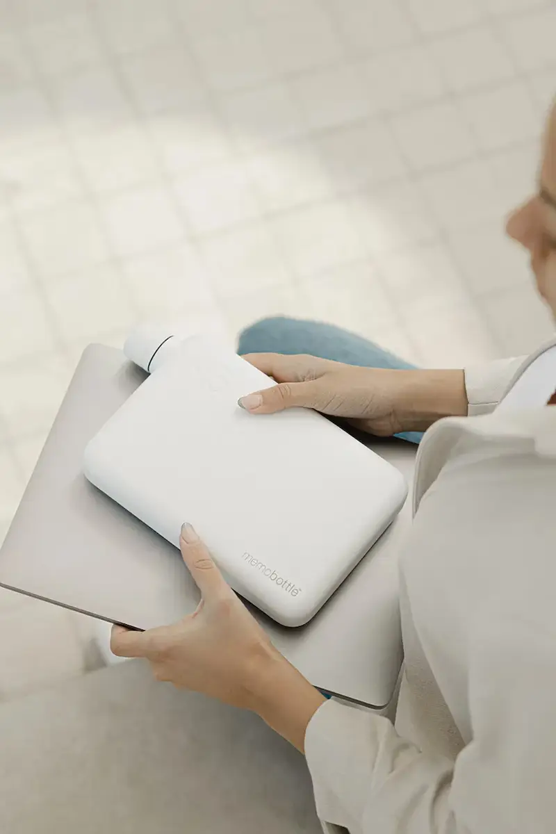 bottiglia d acqua Stainless Steel A5 1080 ml Bianco miniatura 2