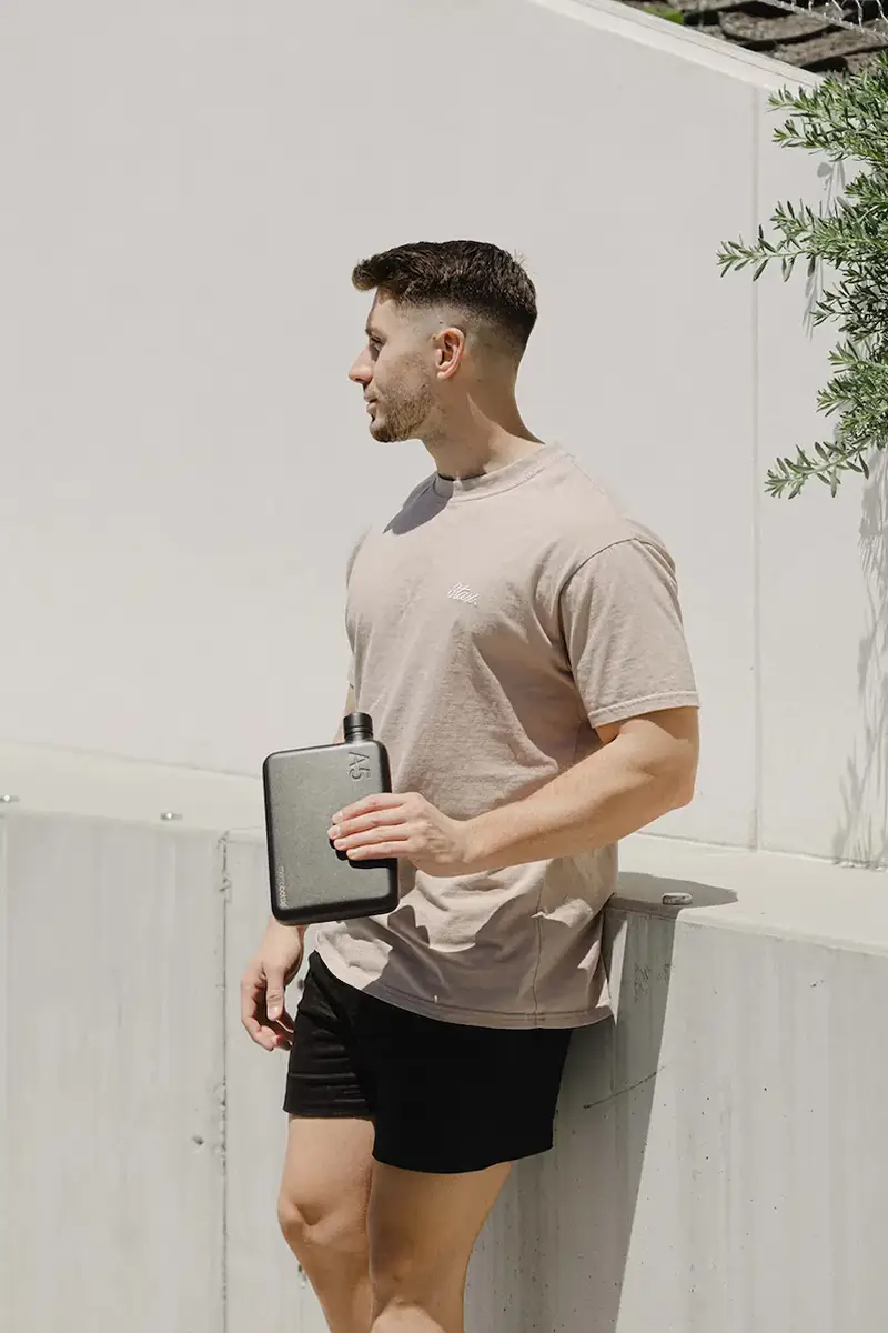 bottiglia d'acqua Stainless Steel A5 1080 ml Nero miniatura 3