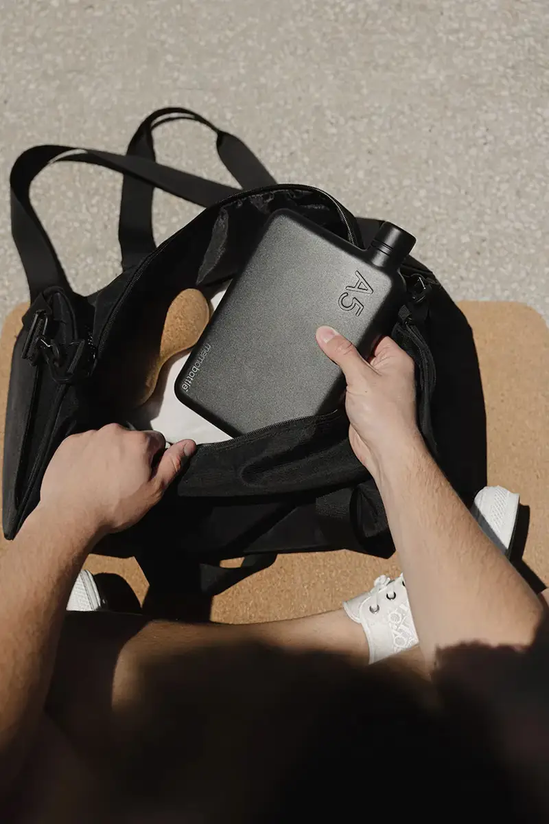 bottiglia d'acqua Stainless Steel A5 1080 ml Nero miniatura 4