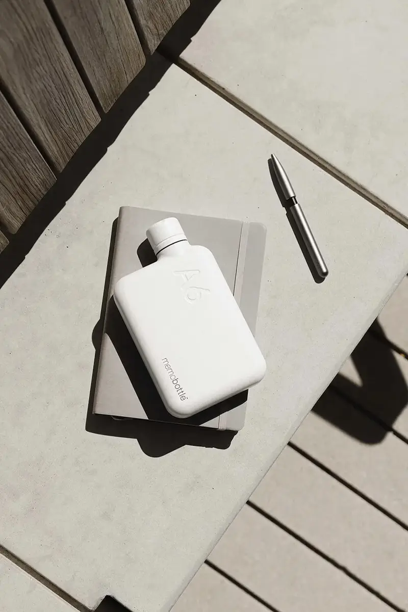 bottiglia d'acqua Stainless Steel A6 500 ml Bianco miniatura 4