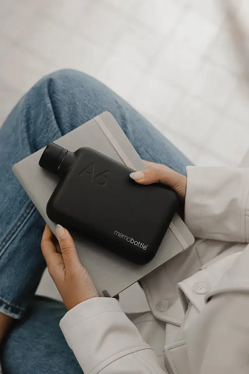 bottiglia d acqua Stainless Steel A6 500 ml Nero miniatura 3