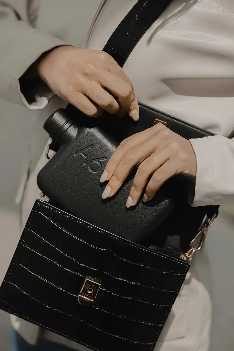 bottiglia d acqua Stainless Steel A6 500 ml Nero miniatura 4