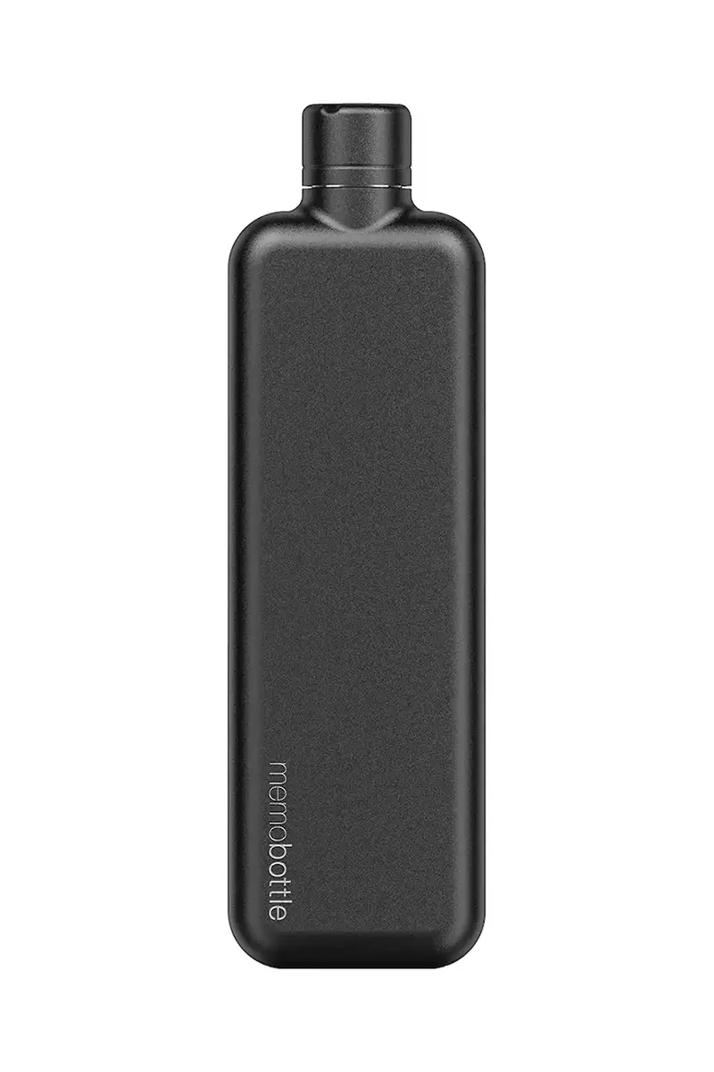 bottiglia d'acqua Stainless Steel Slim 600 ml Nero