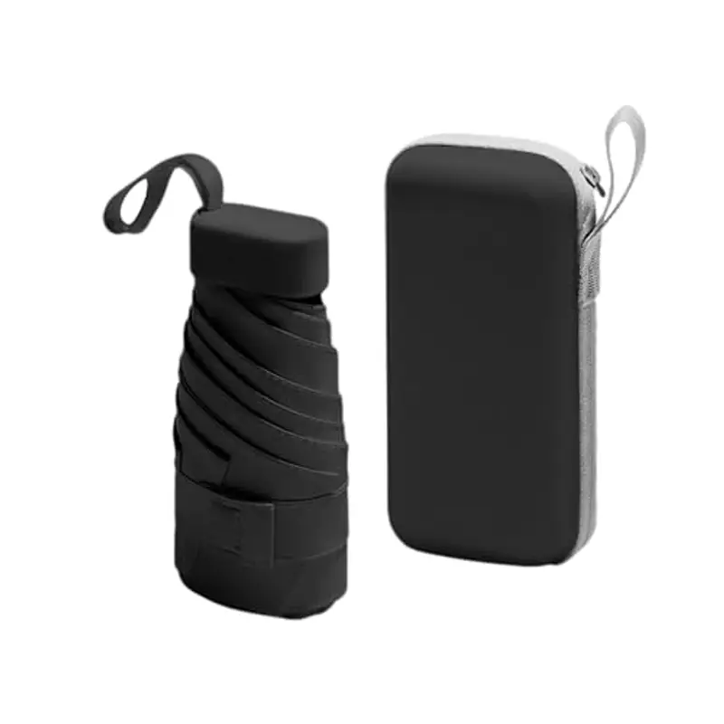 MEMOFYND Mini Ombrello Di Protezione UV, Compatto E Portatile Con Scatola Di Immagazzinaggio Per Donna E Bambini - Sconto 40% Su Dimensione Da Viaggio