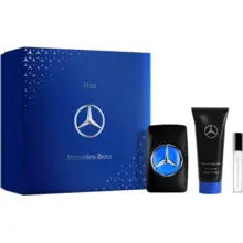 Mercedes-Benz set regalo da uomo EDT 100 ml, miniatura EDT 10 ml e gel spray 100 ml