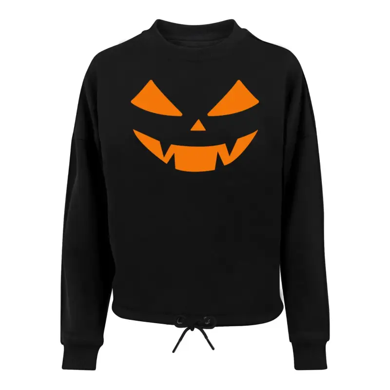 Felpa oversize da donna Merchcode Halloween - Pumpkin Face