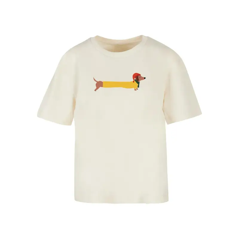 T-shirt da donna Merchcode Christmas Dog