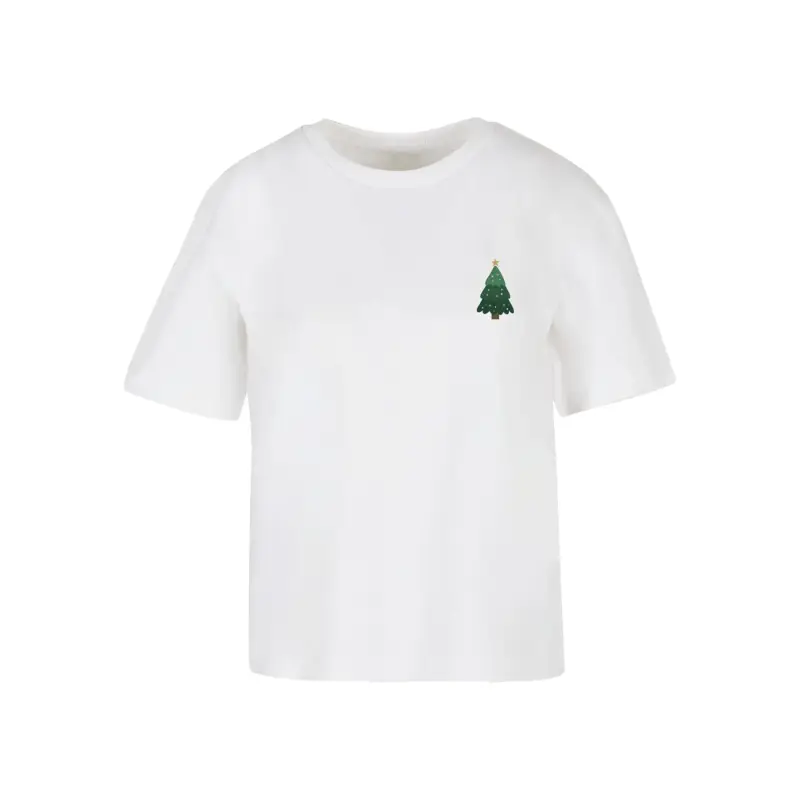 T-shirt da donna Merchcode Christmas Holly Jolly Mood