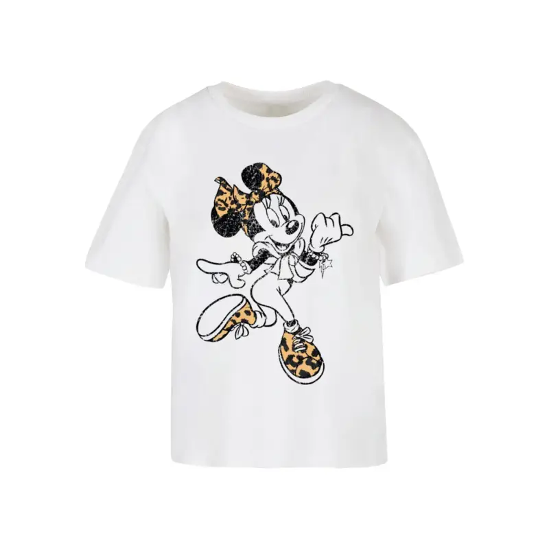 T-shirt da donna Merchcode Minnie Mouse Leo