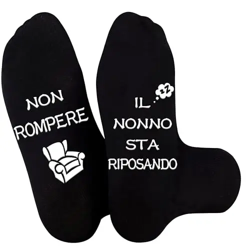 Merclix Regalo Nonno Calzini Uomo Divertenti Festa Dei Nonni Idee Regalo Regalo Festa Dei Nonni Regalo Nonno Natale