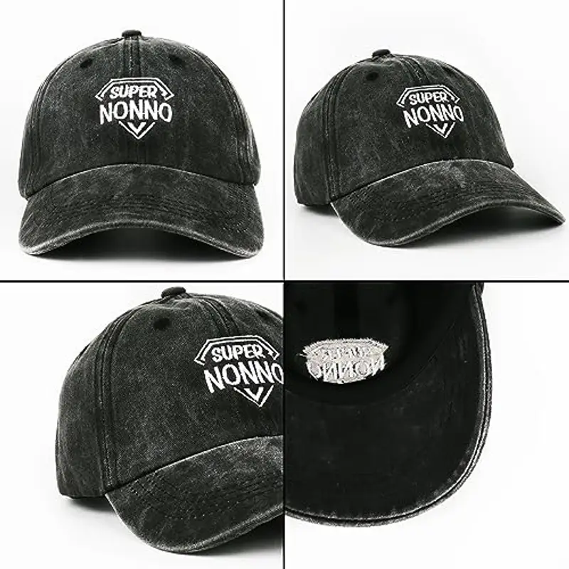 Merclix Regalo Nonno Natale Cappello Baseball Uomo con Visiera Nonno Regalo Cappellino per Nonno Nonno Idee Regalo Regali Nonno Compleanno Utili Regalo per Nonno Compleanno da Nipote Festa dei Nonni miniatura 2