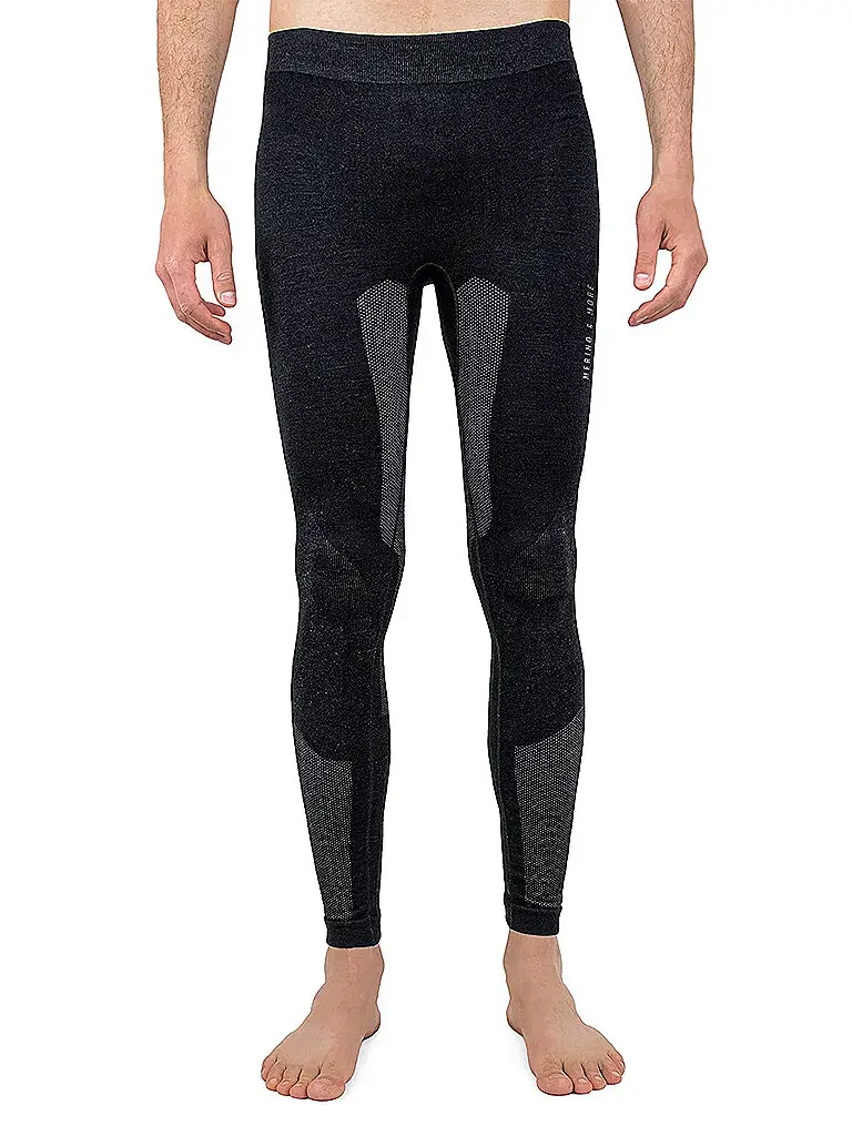 Intimo termico lungo da uomo nero | S