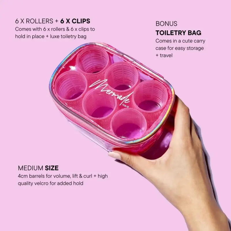 Accessori Velcro Roller Kit - Fermagli e mollette, Cofanetto per capelli miniatura 4