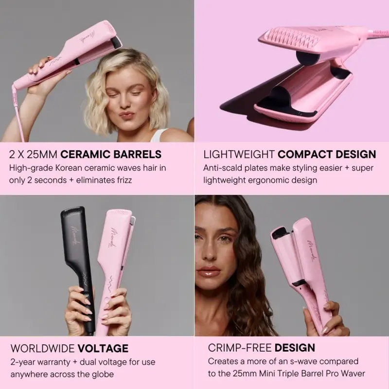 Hair Tools Double Waver - Piastra capelli miniatura 3