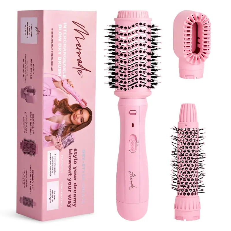 Hair Tools Interchangeable Blow Dry Brush - Spazzole per capelli miniatura 2