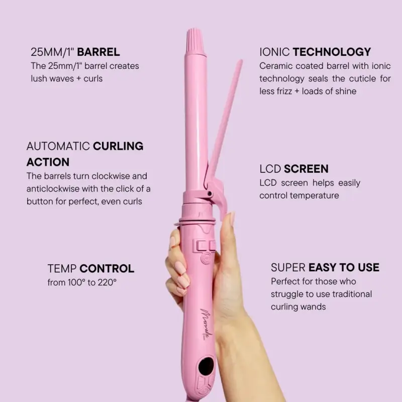 Hair Tools Mermade Spin 25mm - Piastra capelli miniatura 5