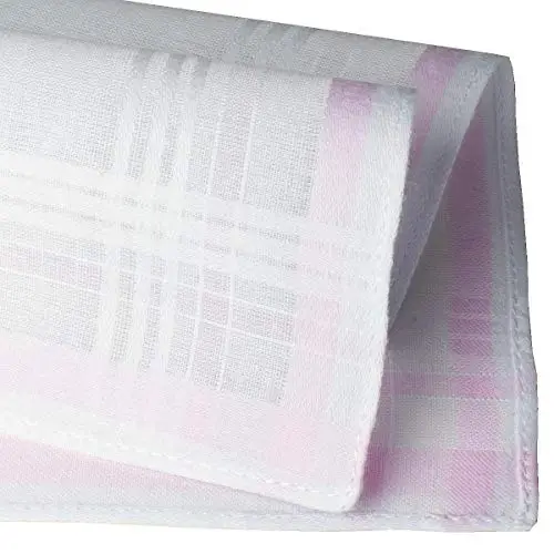 Merrysquare - Fazzoletti da Donna - 100% Cotone - 29x29cm – Modello LOUISE miniatura 2