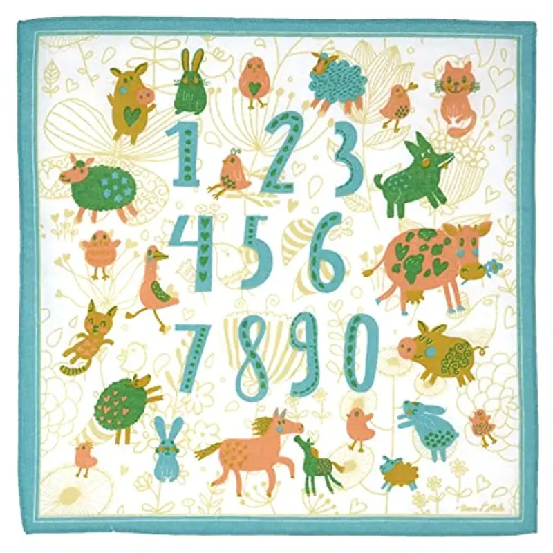 Merrysquare - Fazzoletti per Bambini - 6 Pezzi -100% Cotone miniatura 3