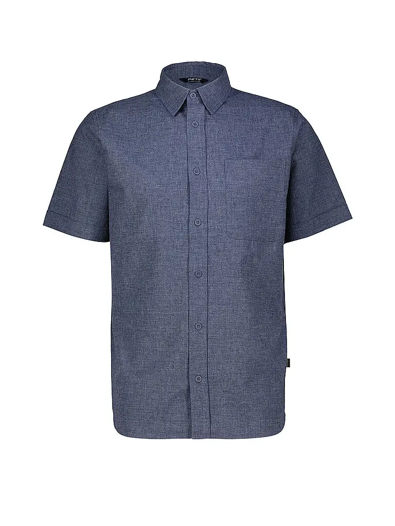 Camicia da uomo Valence in canapa blu | S