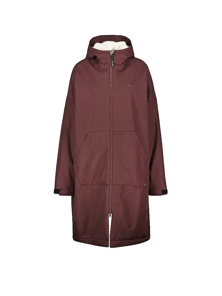 Cappotto invernale da donna Aalborg Loos Packable con cappuccio marrone | M//L