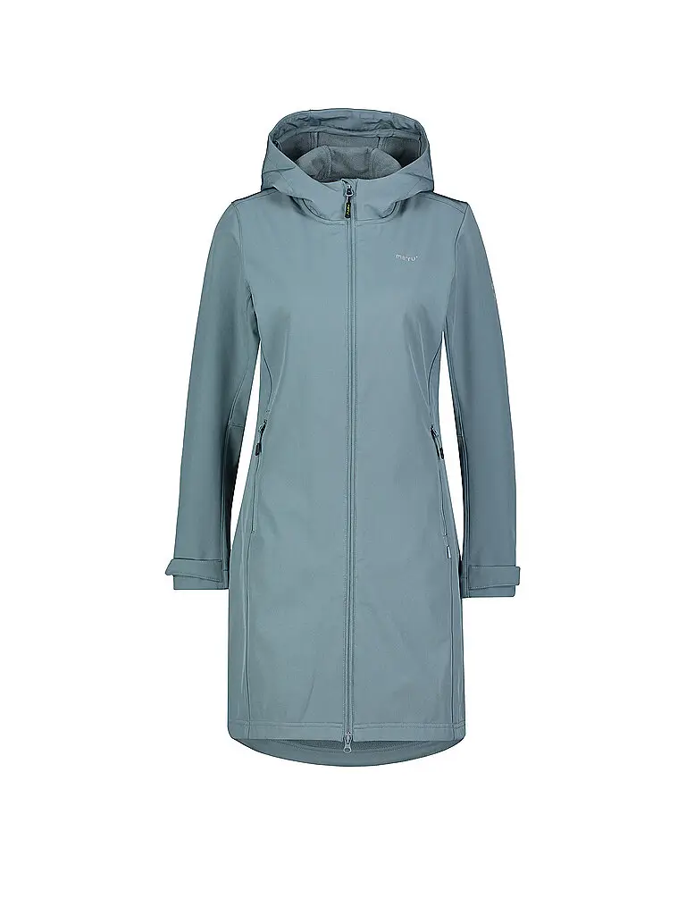 Cappotto softshell invernale da donna Touloluse con cappuccio grigio | 34
